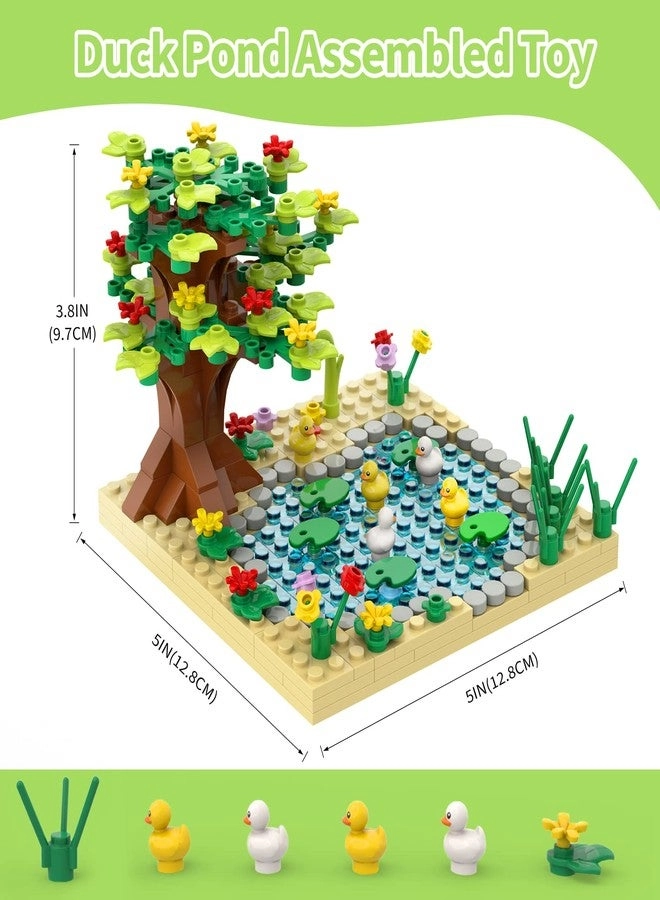 Farm Animal Duck Pond Building Set - Duck 246 pcs