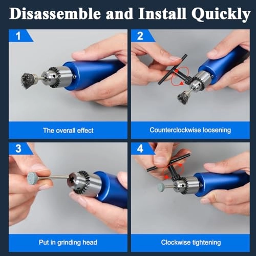 Mini Electric Drill - Corded Electric 105 attachments