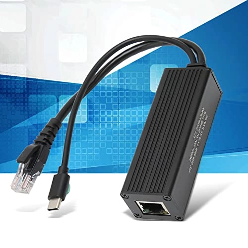 PoE Splitter - 37 to 57V 5V2.5A 802.3af/at 10/100/1000Mbps