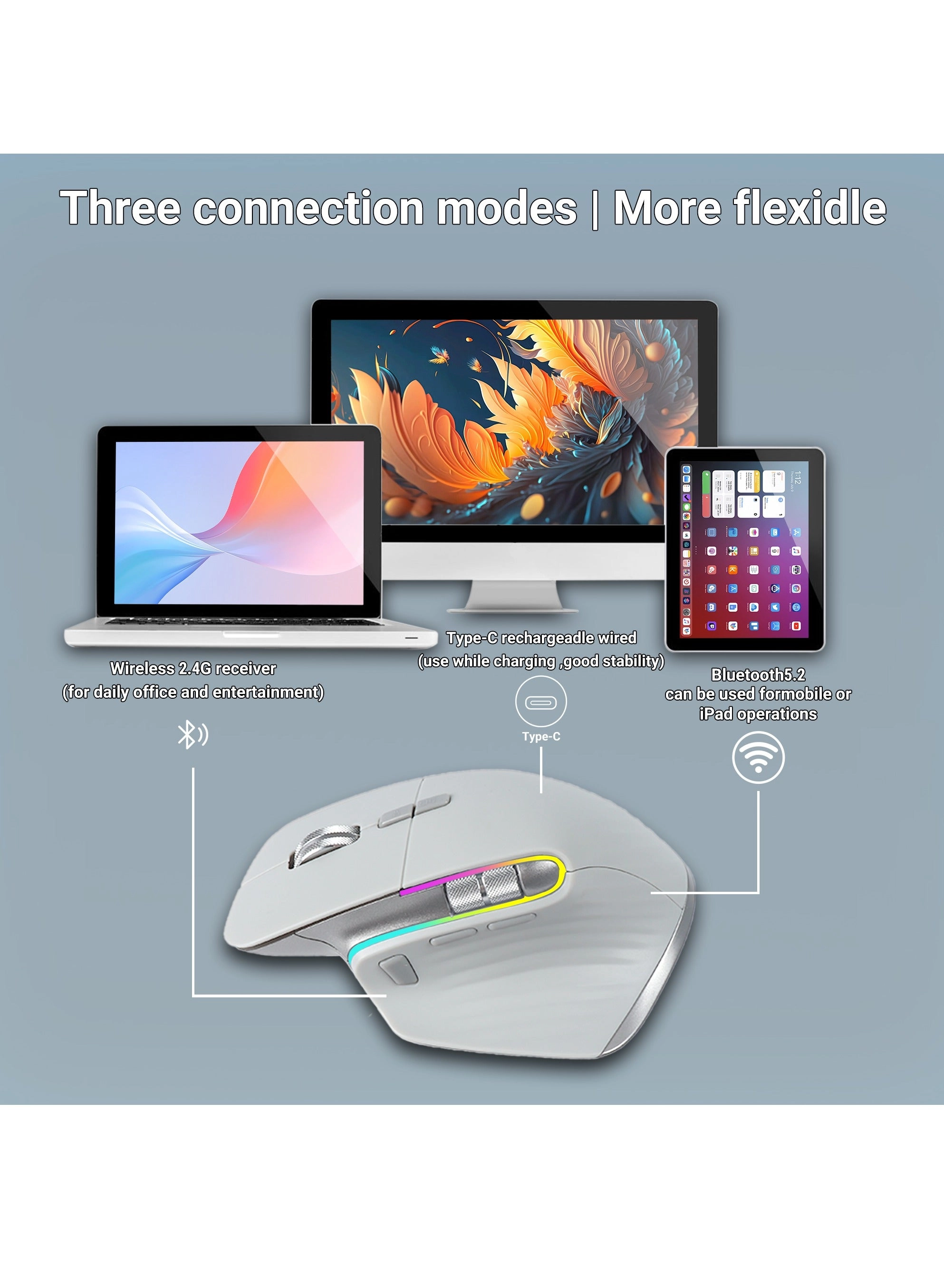 M10 Multi-Device Mouse - Wireless