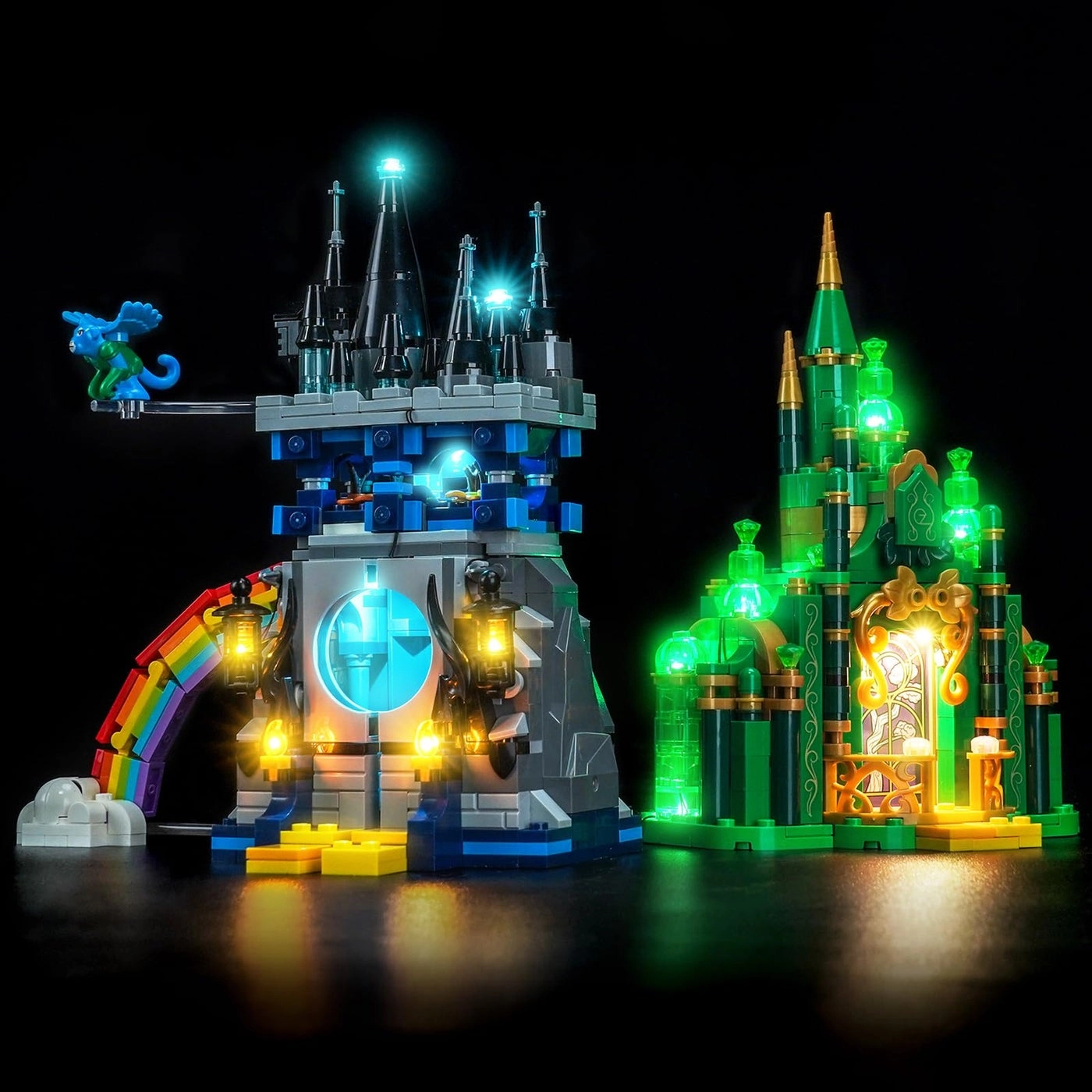 Light kit - Compatible with LEGO 75689 Emerald City Kiamo Ko Castle LED Lighting Accessories