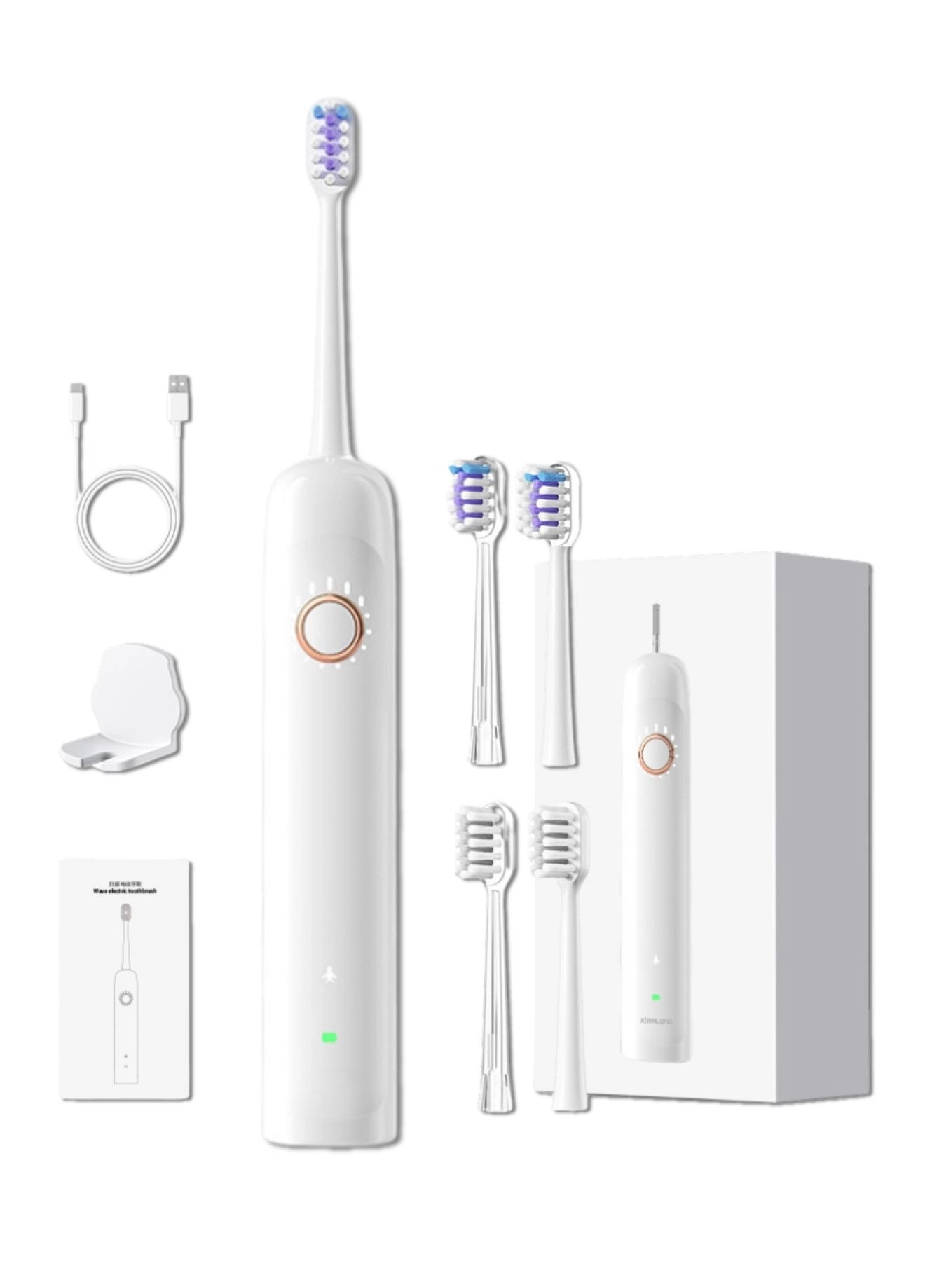 X1 - 4 Brush Heads 60 Days IPX7 Waterproof