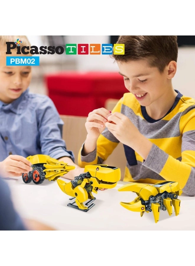 Solar Powered Robot - 3-in-1 Multicolor (PBM02)