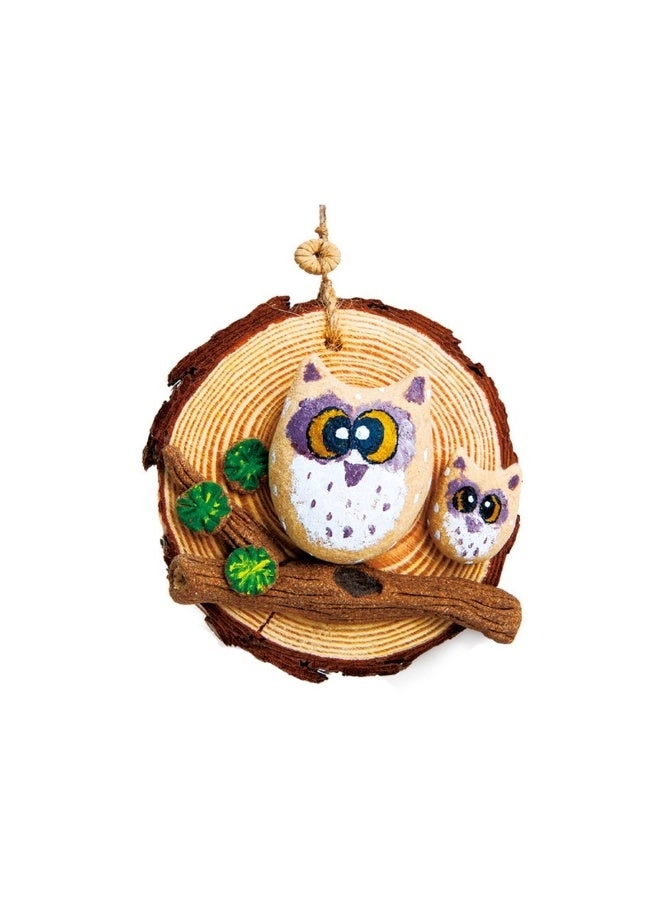 Wooden Dough Owl Fun Bird Buddy Craft Kit - 6+ years