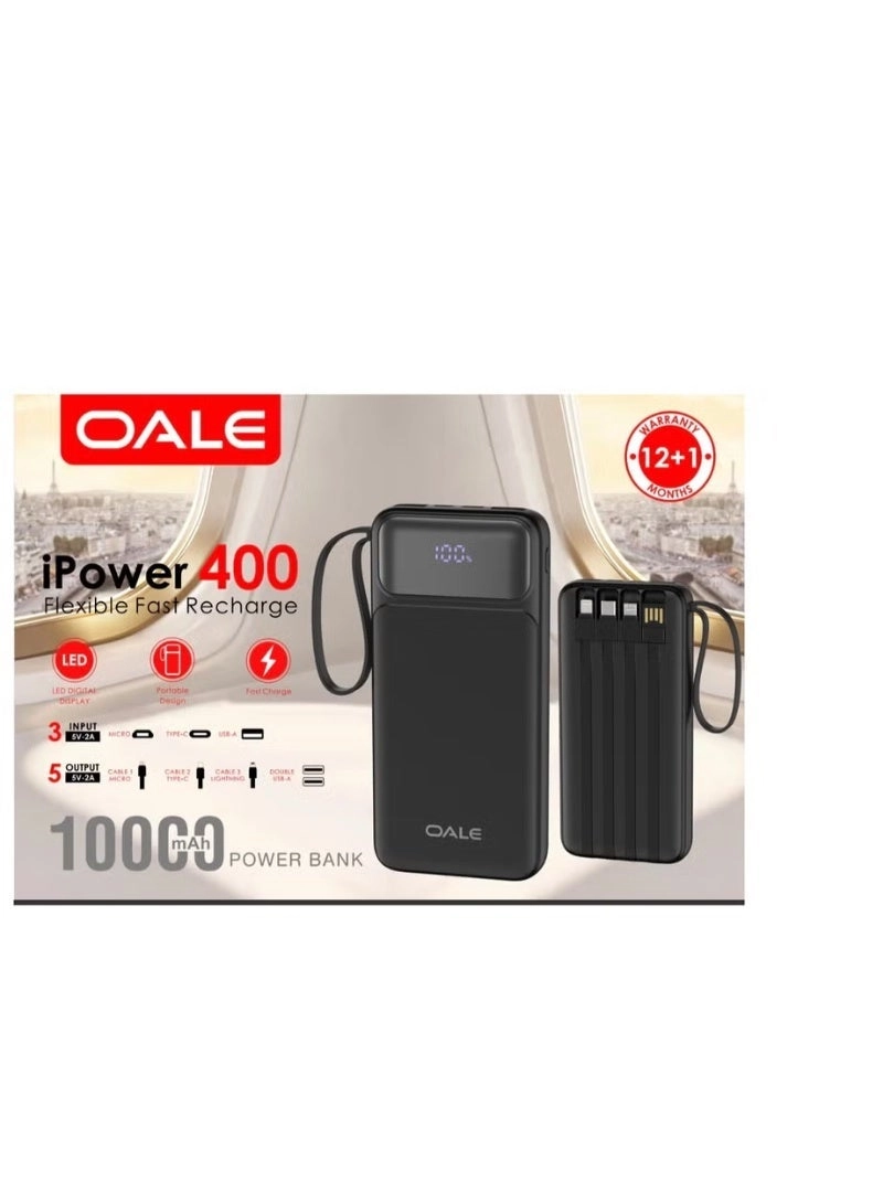 OALE iPower 400 - 10000mAh 10.5W Fast Charging