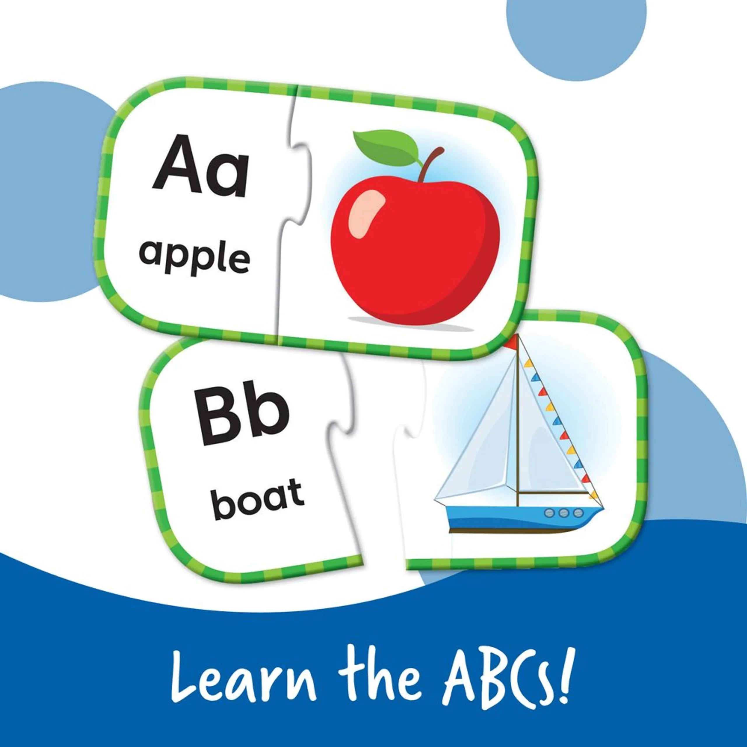Upper And Lowercase Alphabet Puzzle Cards - Suitable for 4 years and above 26 pieces
