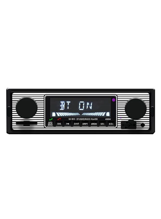 Bluetooth Vintage Radio - Black/White