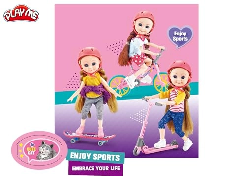 Little Diana Doll - Plastic Skate Boarding Ages 18 months+