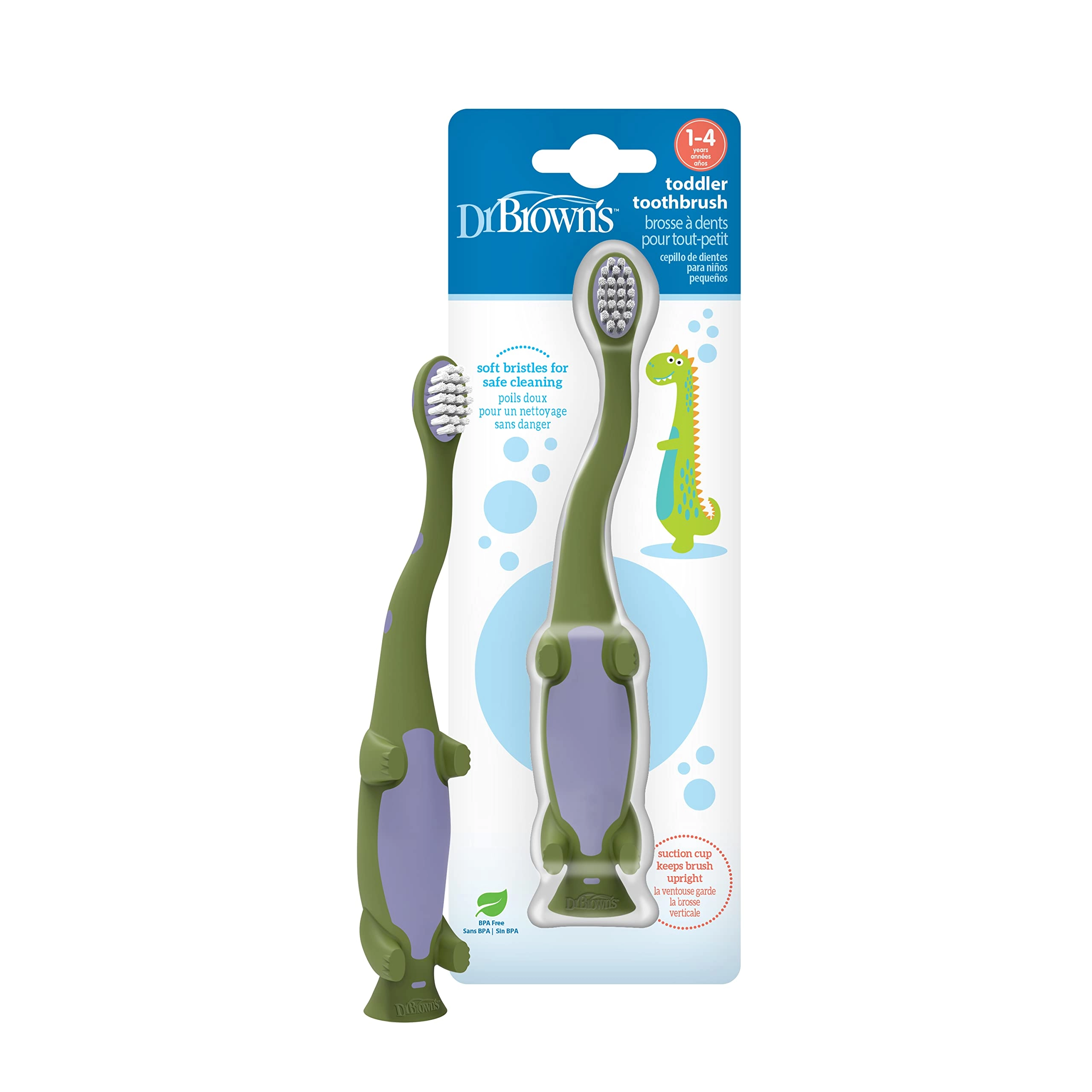 Dr. Brown's Toddler Toothbrush 1-Piece Pack
