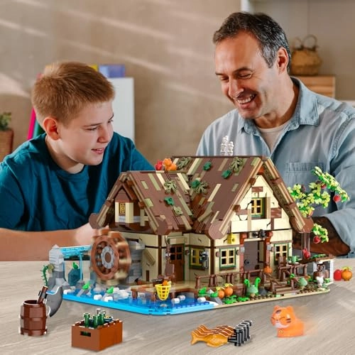 Wood House Building Set - 2570 pcs