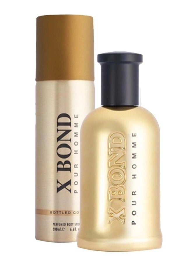 X Bond Bottled Gold - Eau de Parfum Gift Set