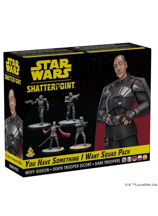 Atomic Mass Games Star Wars Shatterpoint: You Have Something I Want Squad Pack - Tabletop Miniatures Game - Strategy Game