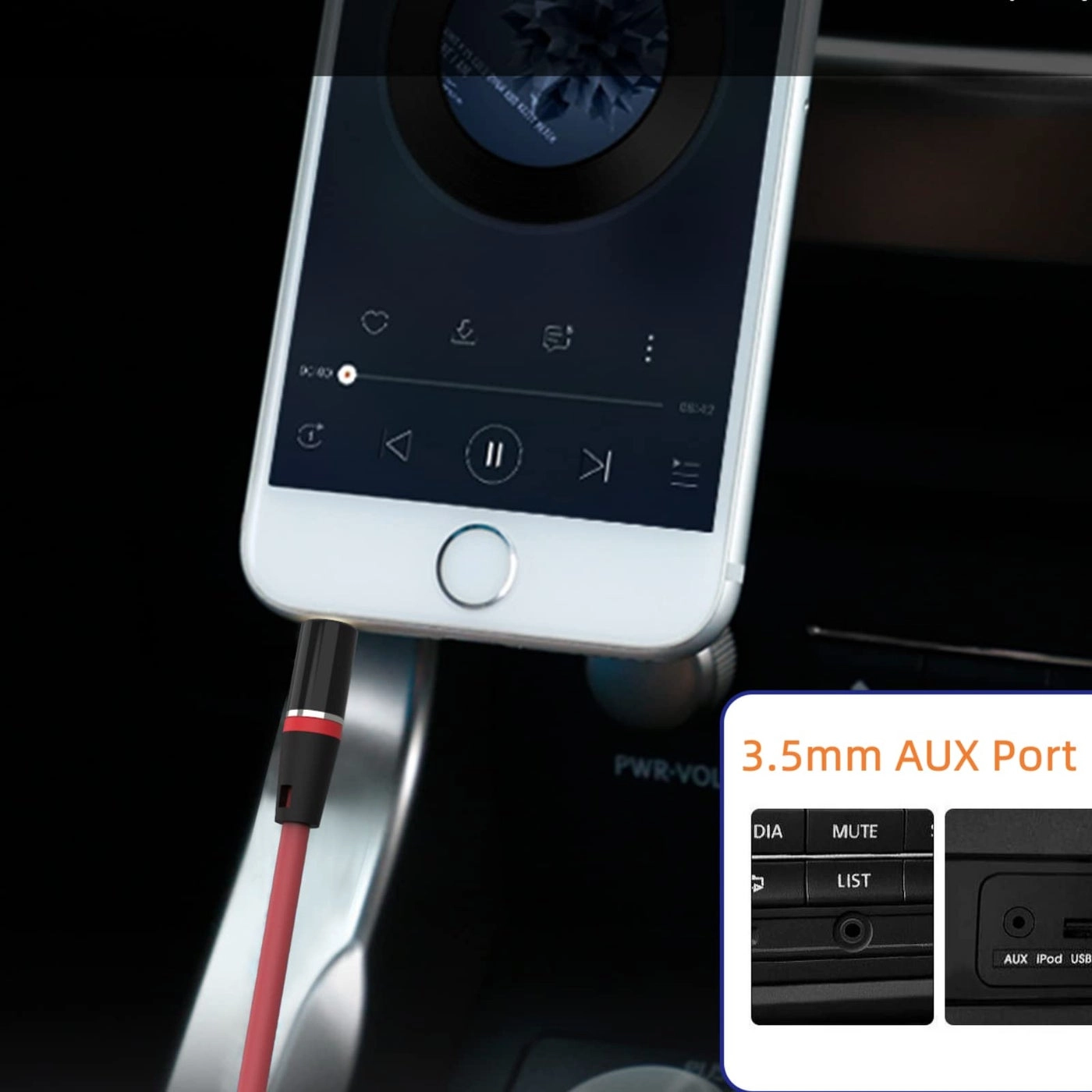 3.5mm Male Audio Cable