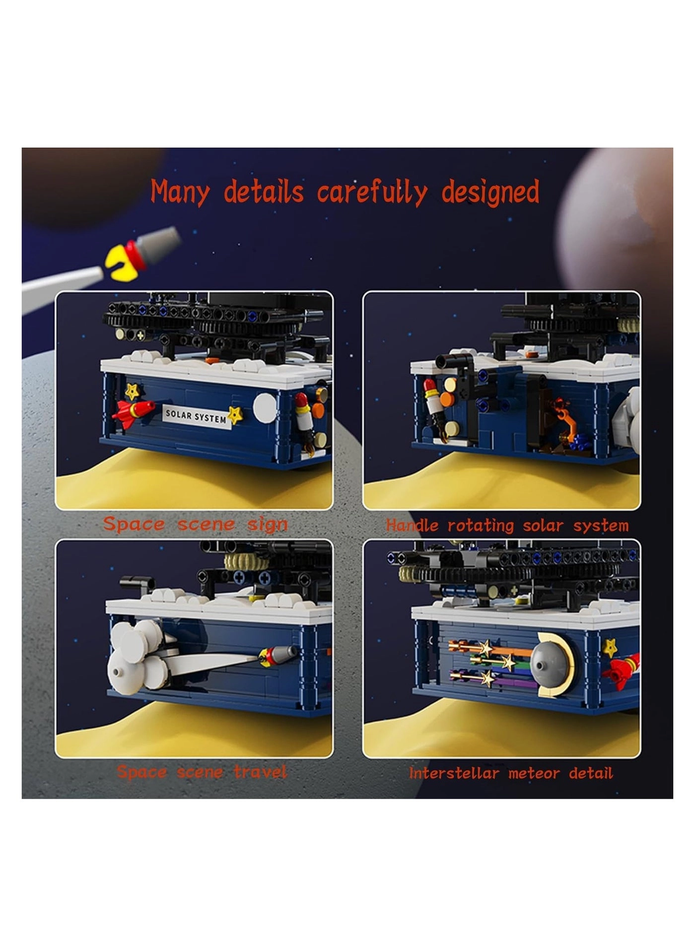 Solar System Model Kit - 775 Pieces Astronomy