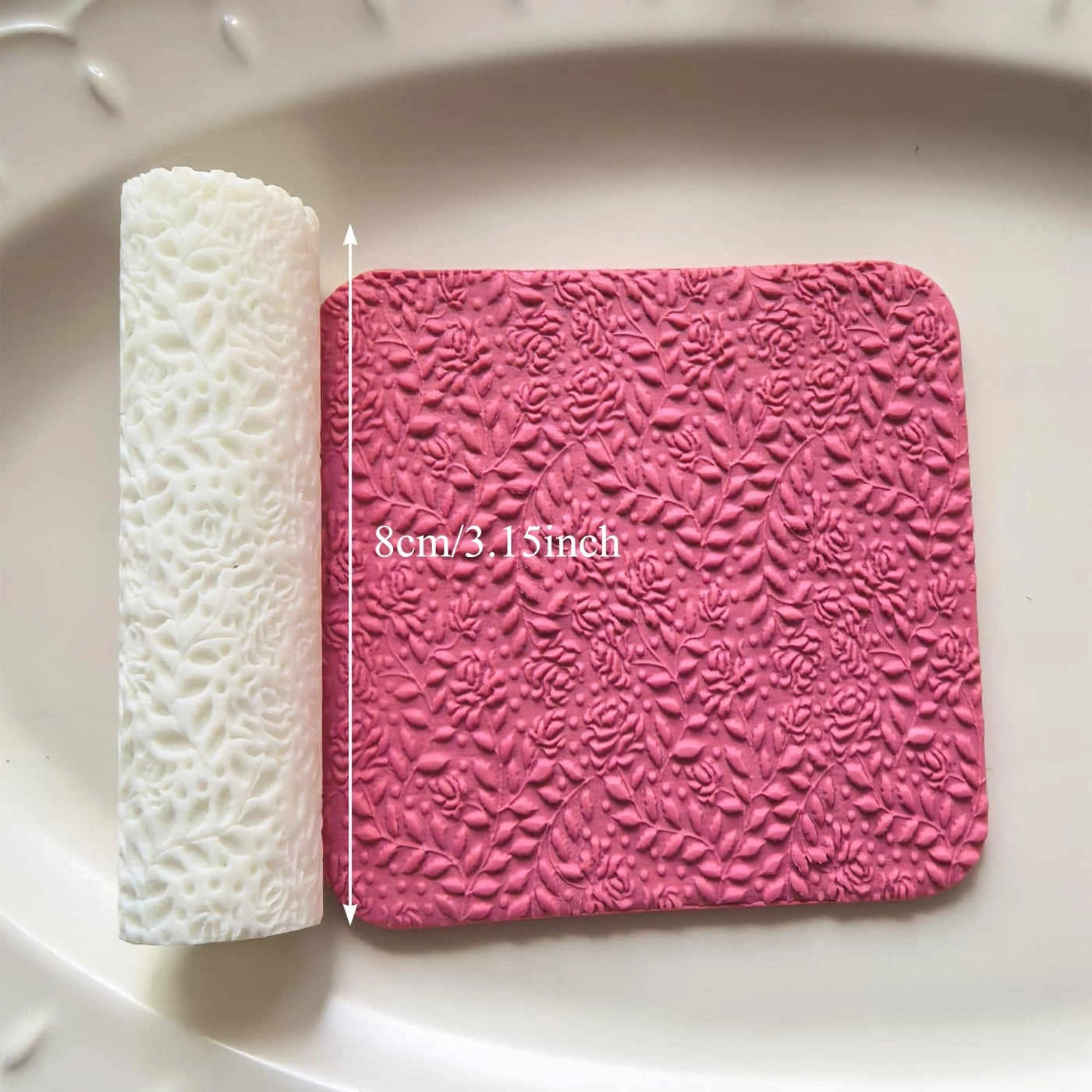 Polymer Clay Texture Roller + Polymer Clay Cutters - 3Pcs