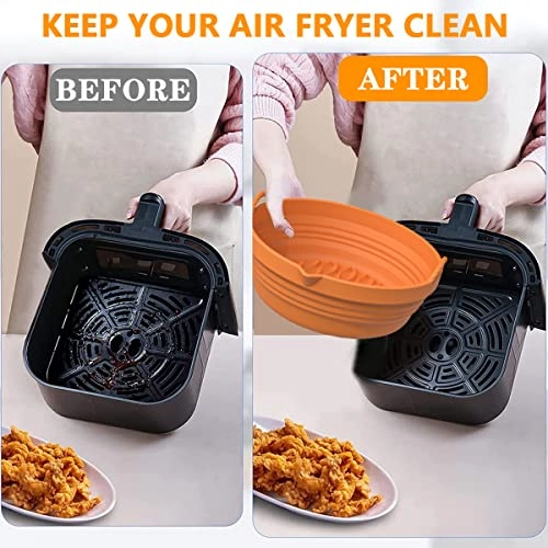 Air Fryer Silicone Pot - silicone 2 Pcs