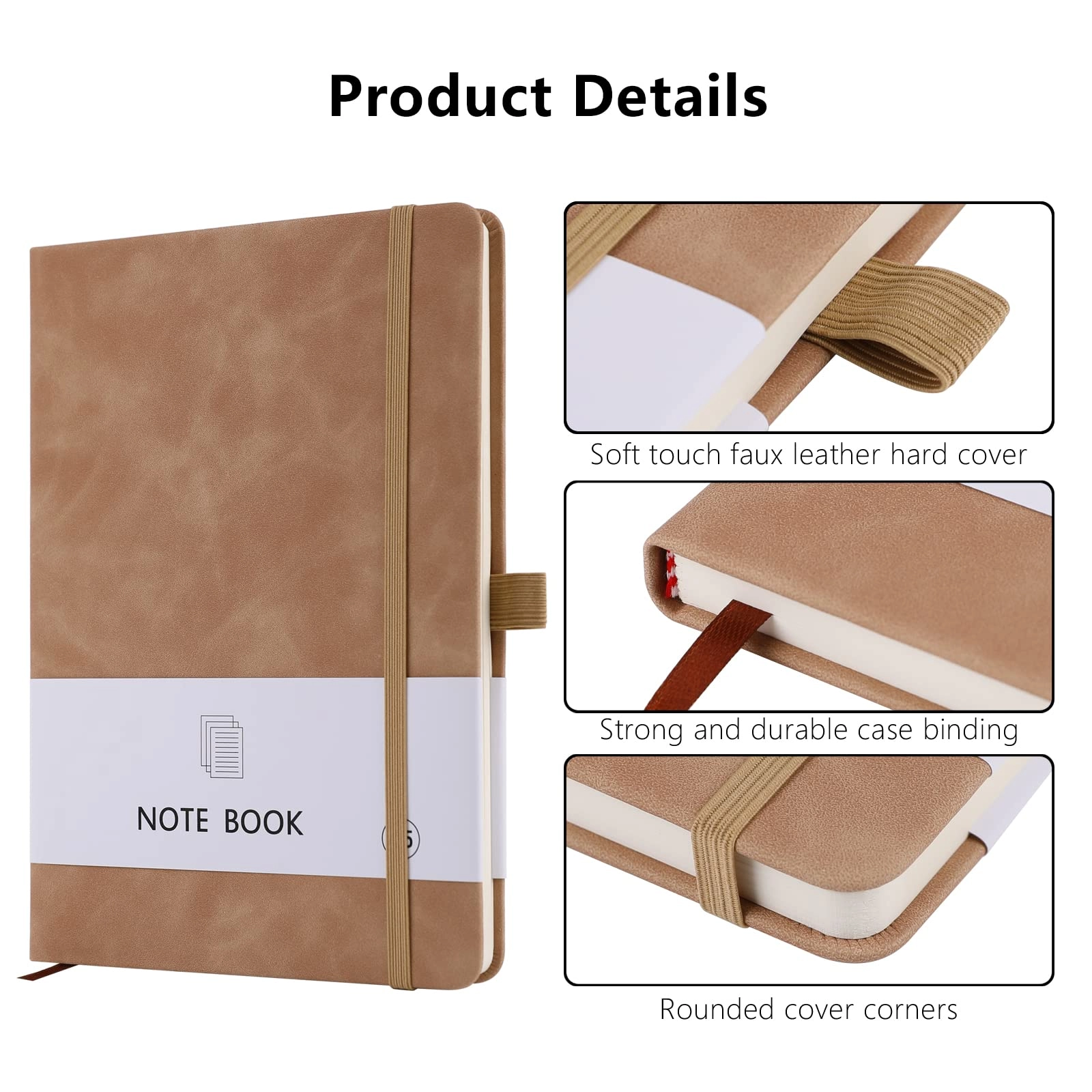Notebook A5 Hardcover - Lined 200 Pages