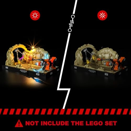 Led Lighting Kit for LEGO Mos Espa Podrace Diorama 75380