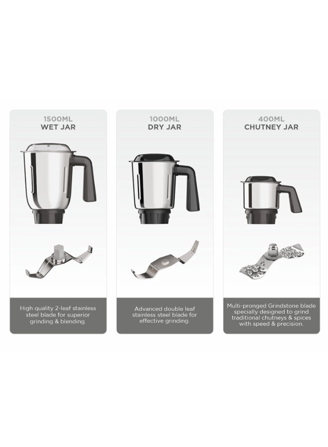 Artis Mixer Grinder - 1500 Milliliters 800 watts