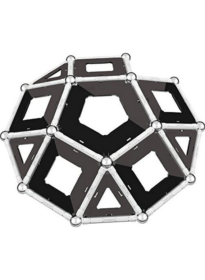 Magnetic Building Set - Black And White 68pcs