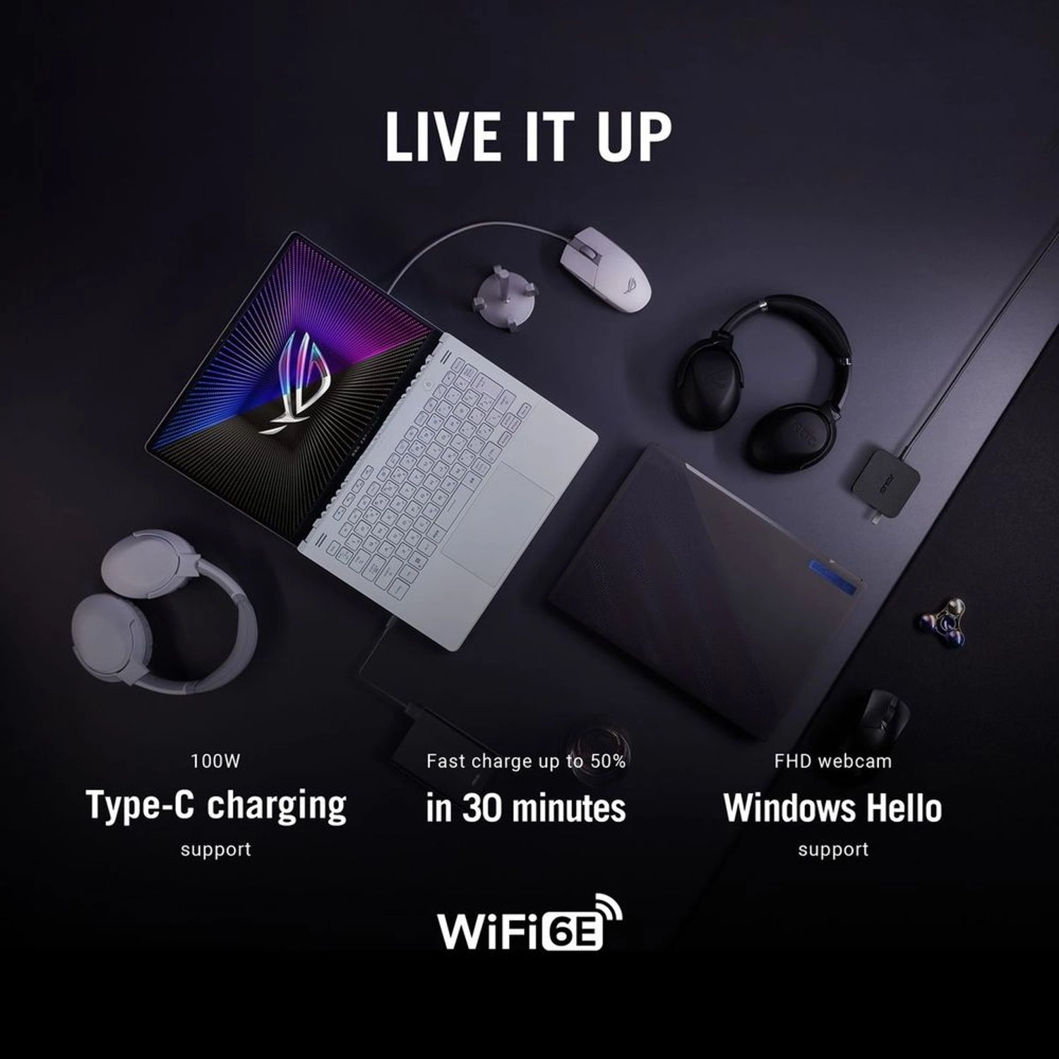 ROG Zephyrus G14 GA402NU-7161G - 14'' Ryzen R7-7735HS 16GB 1000GB SSD