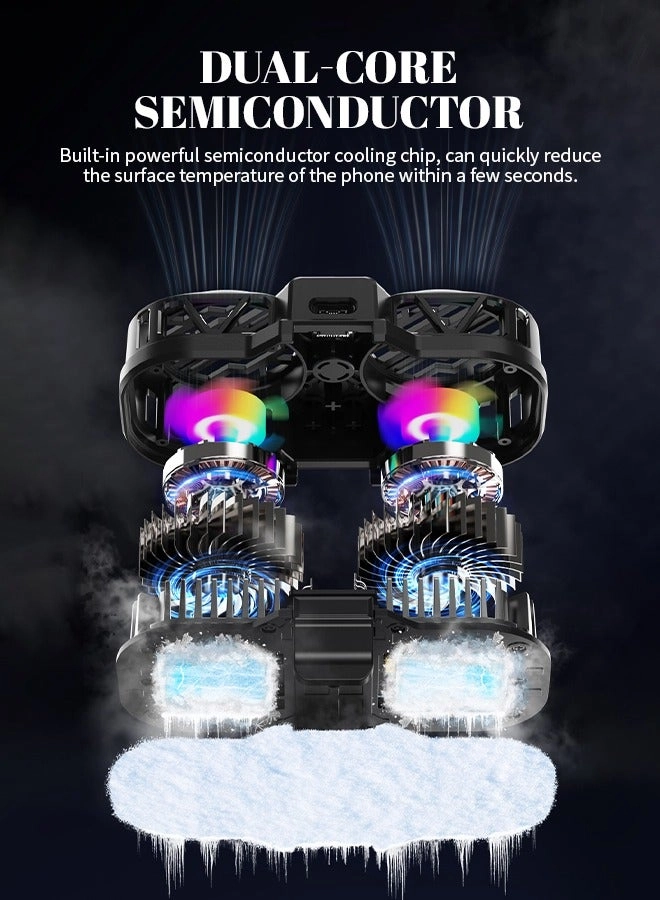 Phone Cooler - RGB 3 Level Temperature Control