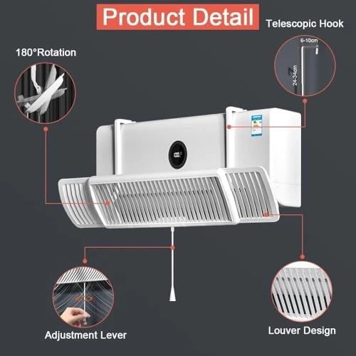 Air Conditioner Deflector - Adjustable 90cm