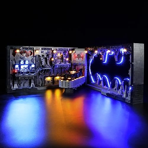 Light Set for 76252 Bath Cave - 3 USB light kits Battery compartment