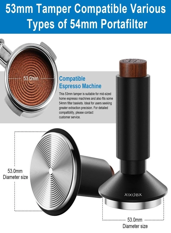 Espresso Tamper - 2-in-1 Magnetic WDT Spring Loaded
