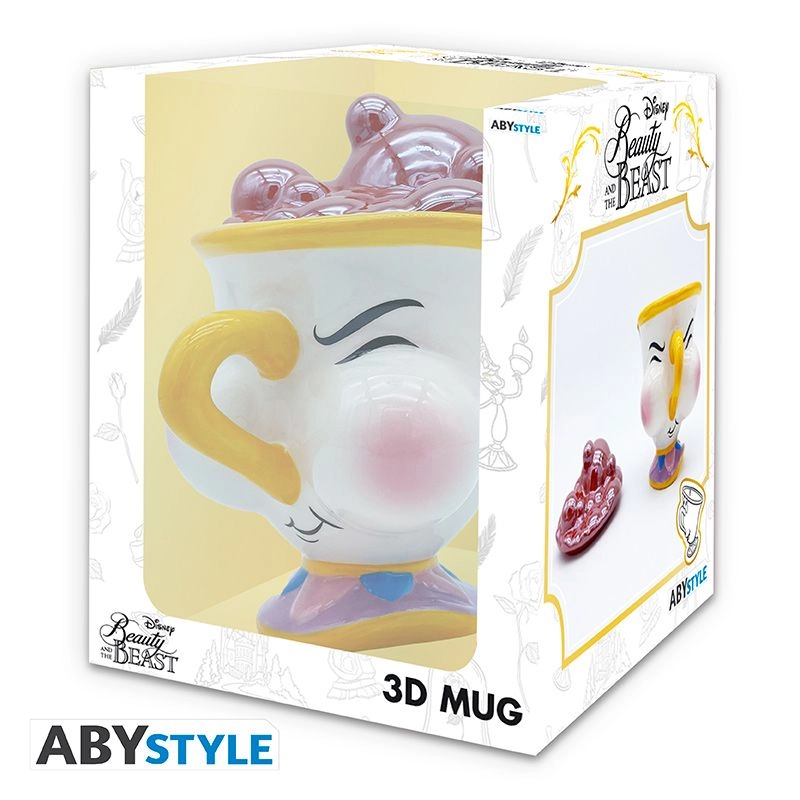 Disney The Beauty & The Beast Chip 3D Mug - 300 ml
