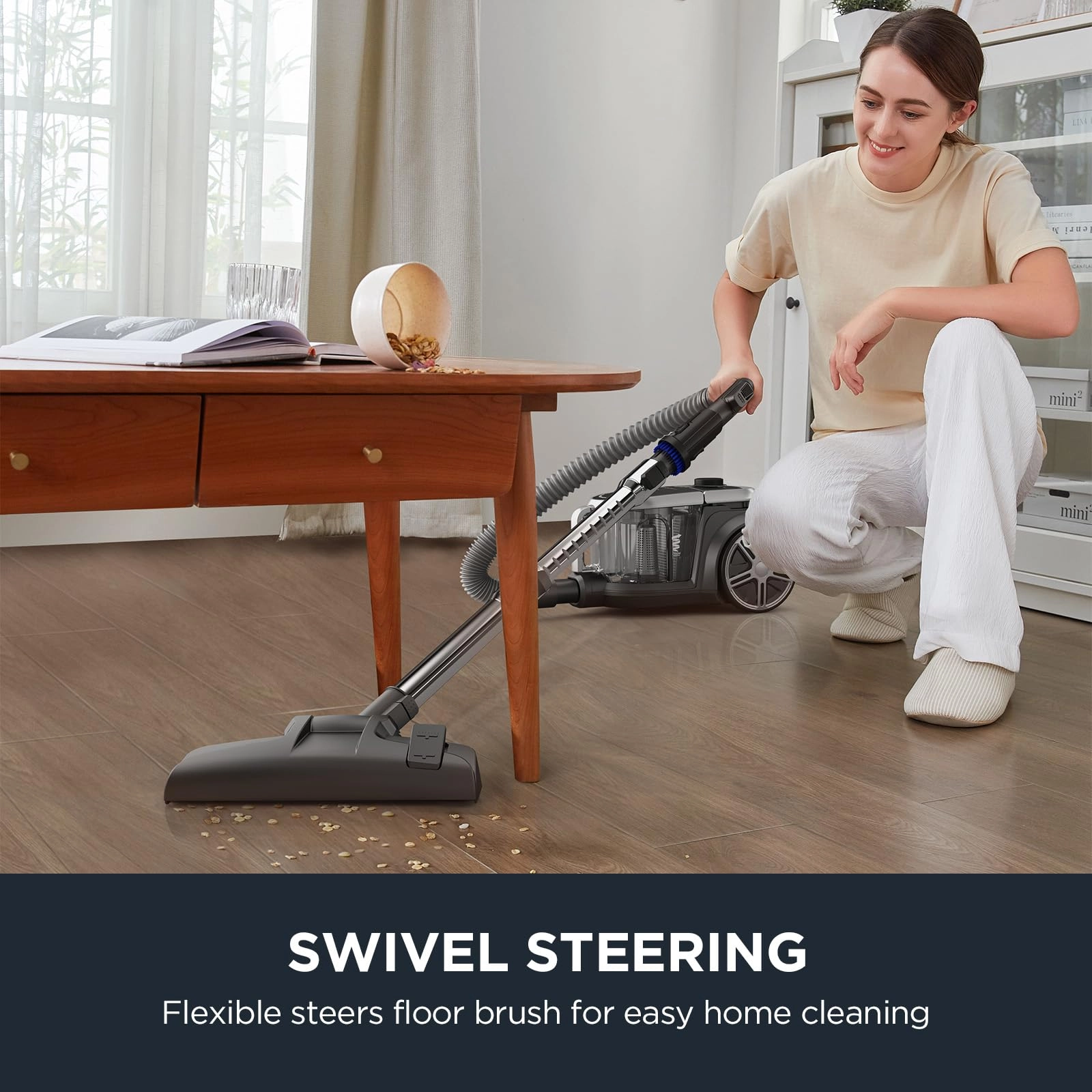 Bagless Canister Vacuum (NEN186BL)