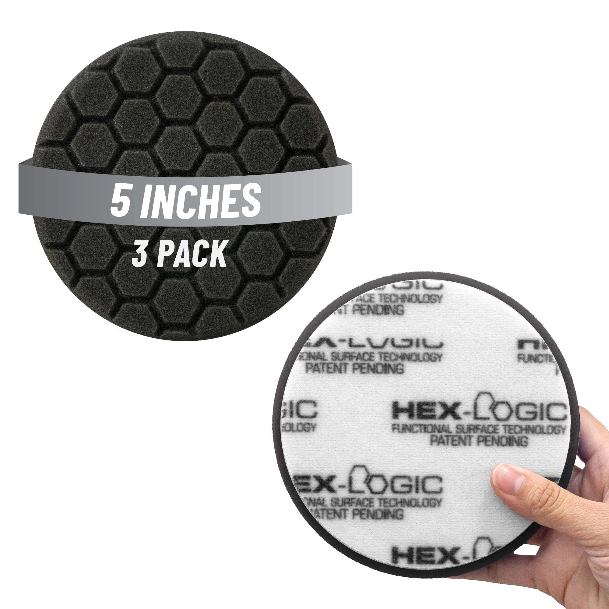 Chemical Guys Hex-Logic Finishing Pad - 5.5 Inch 3 Pack