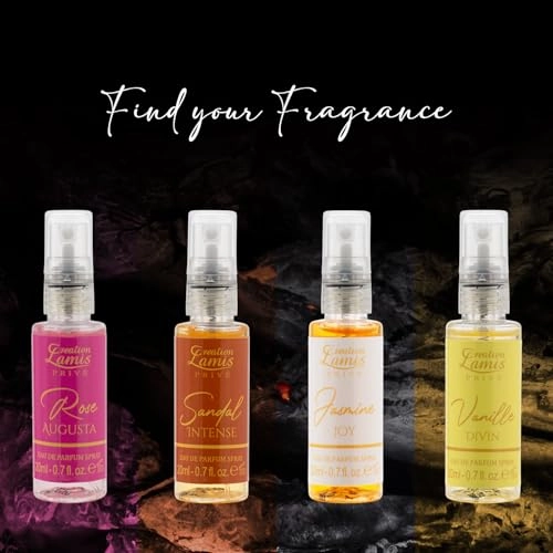 Jasmine Joy + Rose Augusta + Vanilla Divin + Sandal Intense - Eau de Parfum 4X20ML