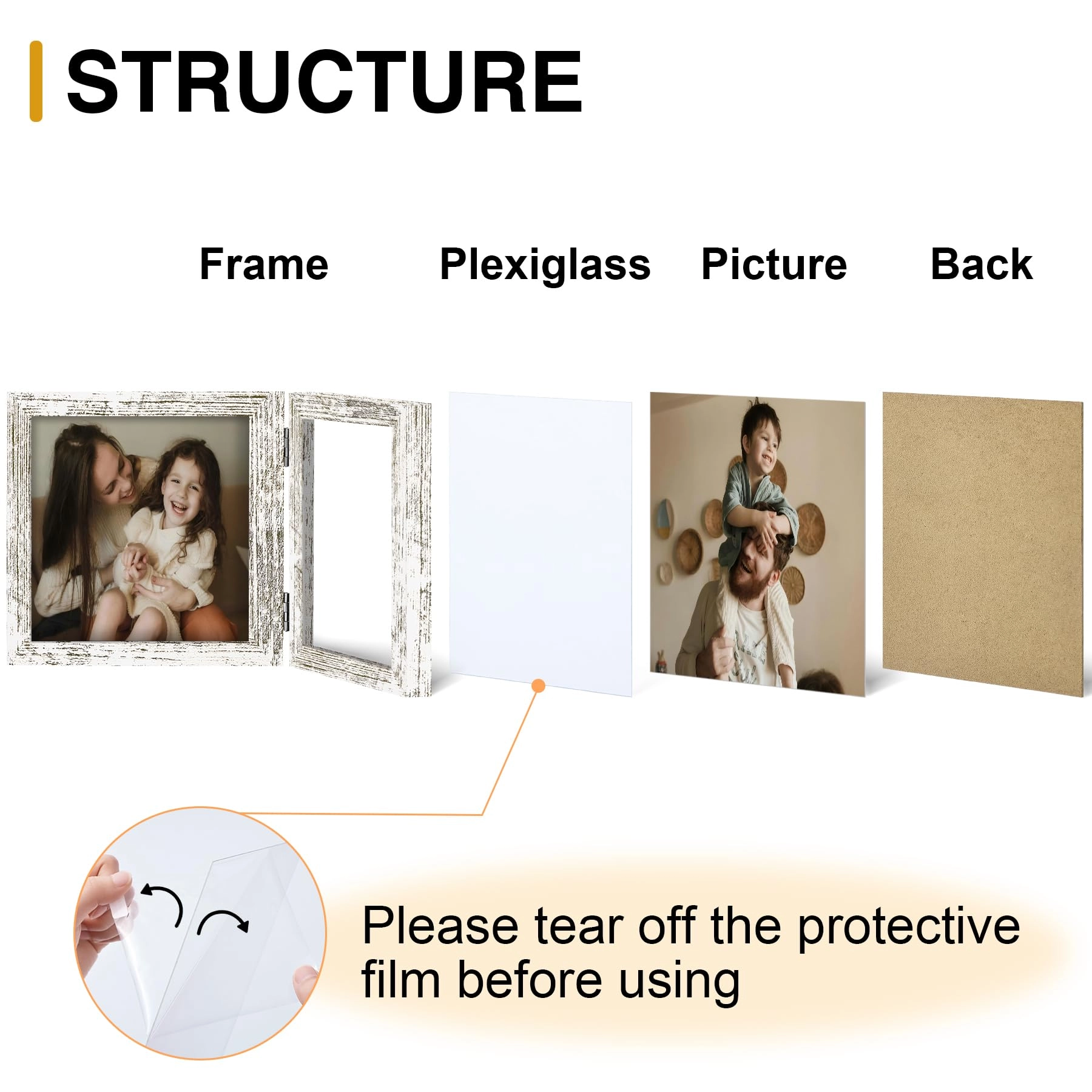 Double Picture Frame - 5x7 2