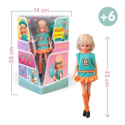 Chabel High School - 1989 Reissue Blue Uniform School Briefcase Ages 3+