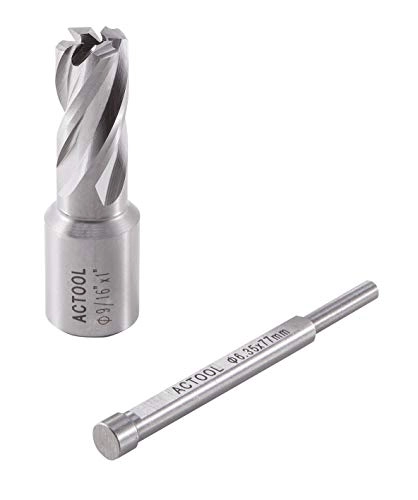 ANNULAR Cutter - 1 High Speed Steel (HSS) 9/16" Diameter