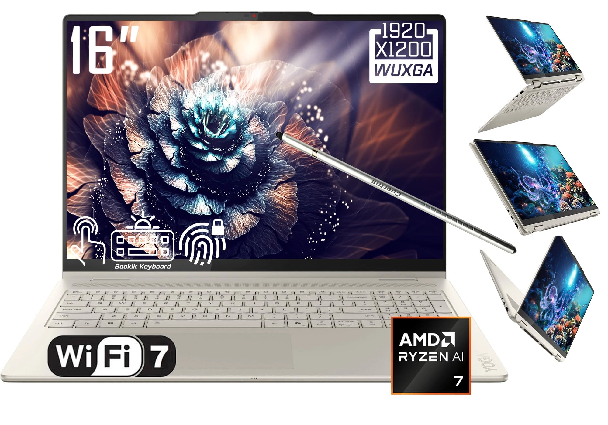 Lenovo Yoga 7 - 16'' 1TB 16GB Ryzen AI 7 350
