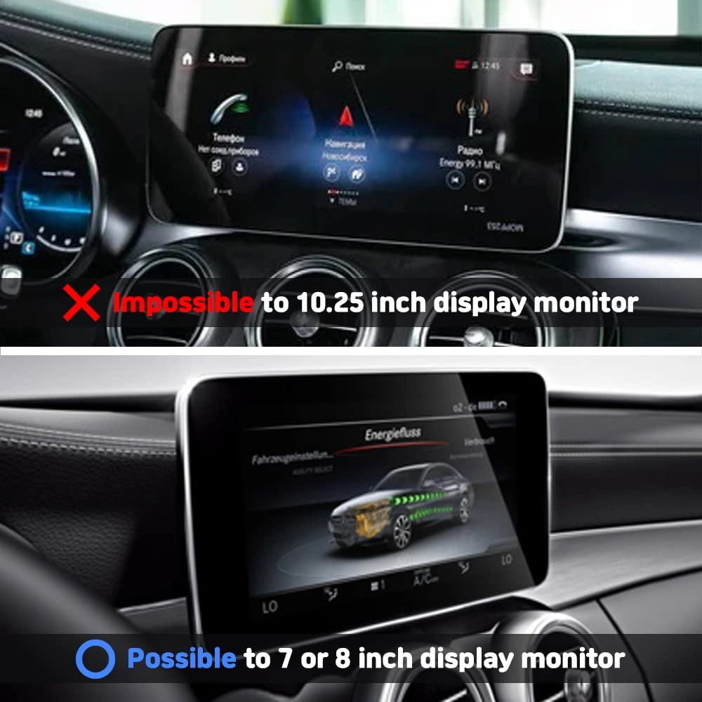 Mercedes GLC(X253) C(W205) Phone Mount Cradle - 8 Inch Screen