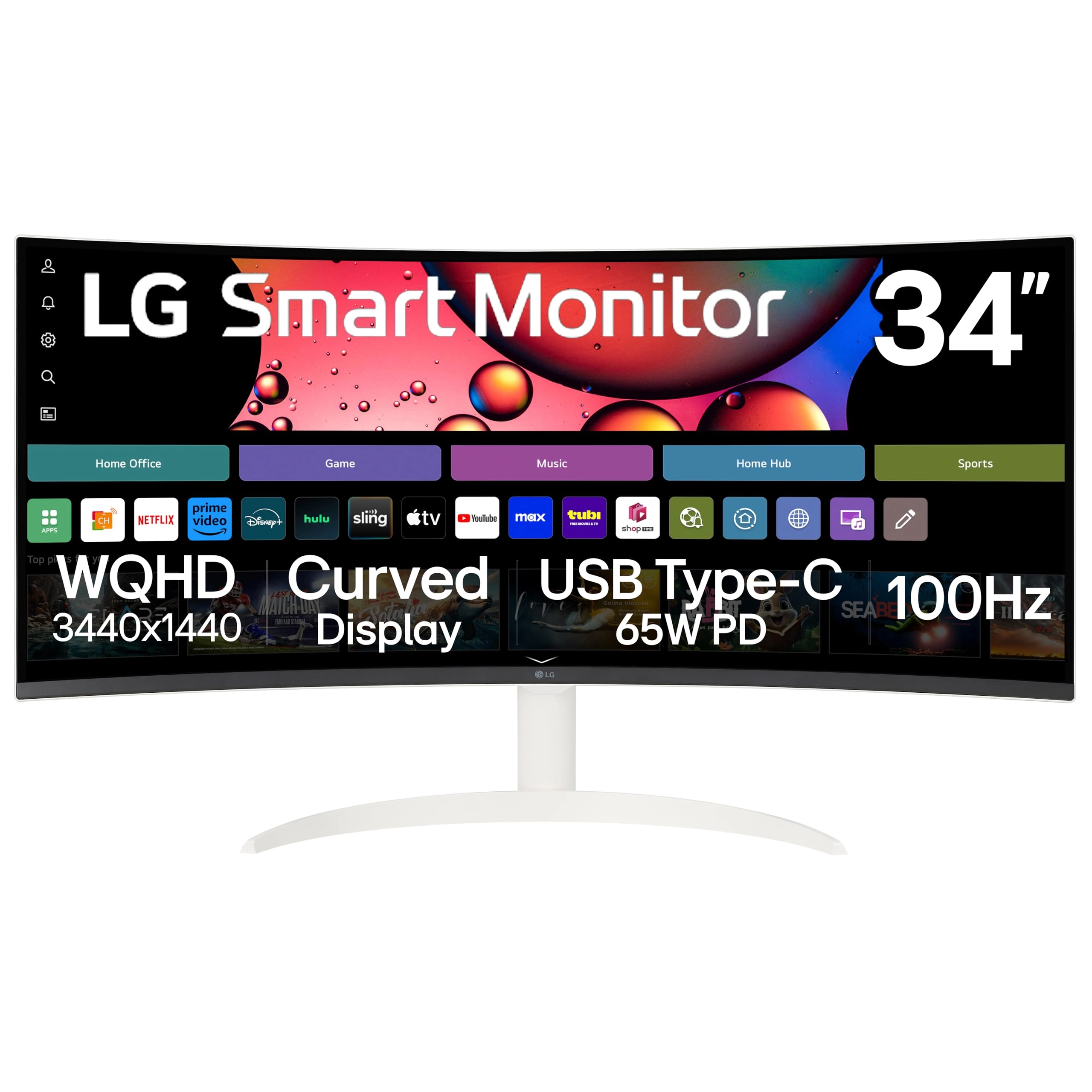 LG 34SR63QA-W - 34 Inches 3440x1440