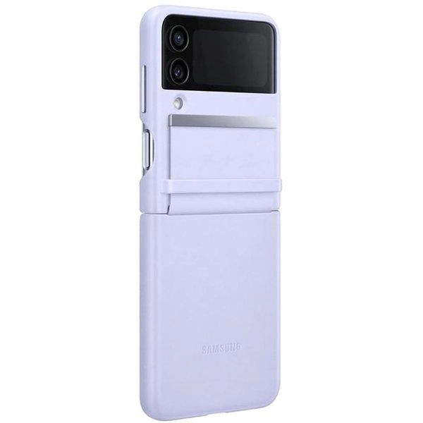 Flap Leather Cover - Leather Back Case for Samsung Flip 4