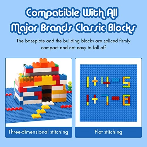 Baseplate for Building Bricks 25.4X25.4cm - 6pcs