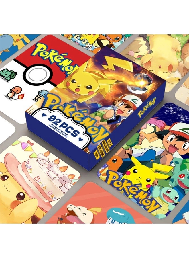 Pikachu LOMO Cards Set - 92pcs