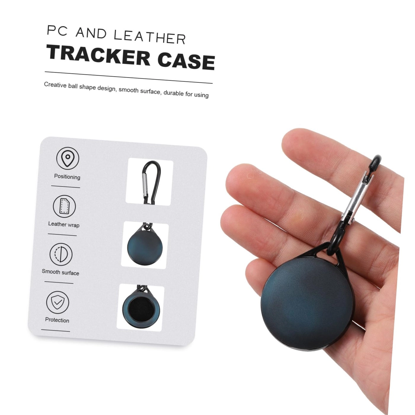 Keychain Tracker Cover - Color Changing With Hook
