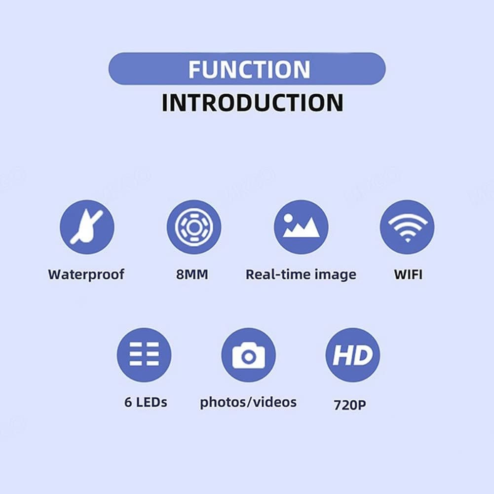 Wireless Endoscope - 8mm 5m