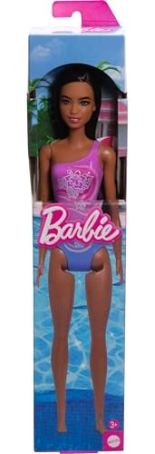 Fashion & Beauty Beach Doll - Purple Swimsuit Ages 3+