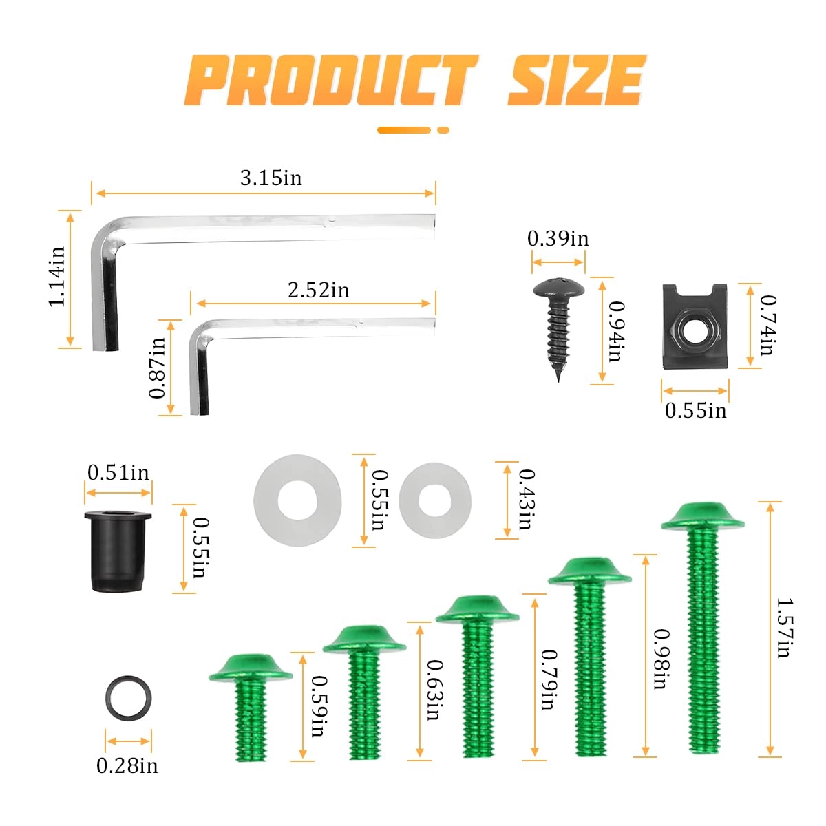 Fairing Bolt Kit