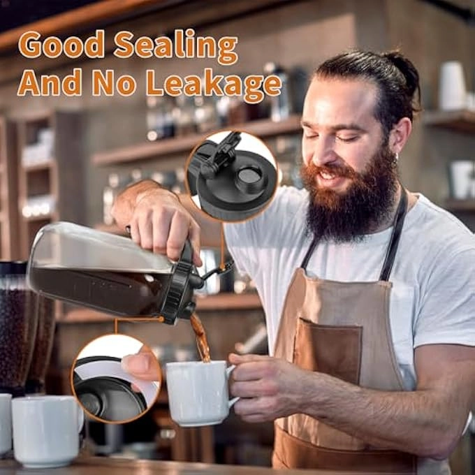 Cold Brew Coffee Maker - 64 Oz Stainless Steel Filter