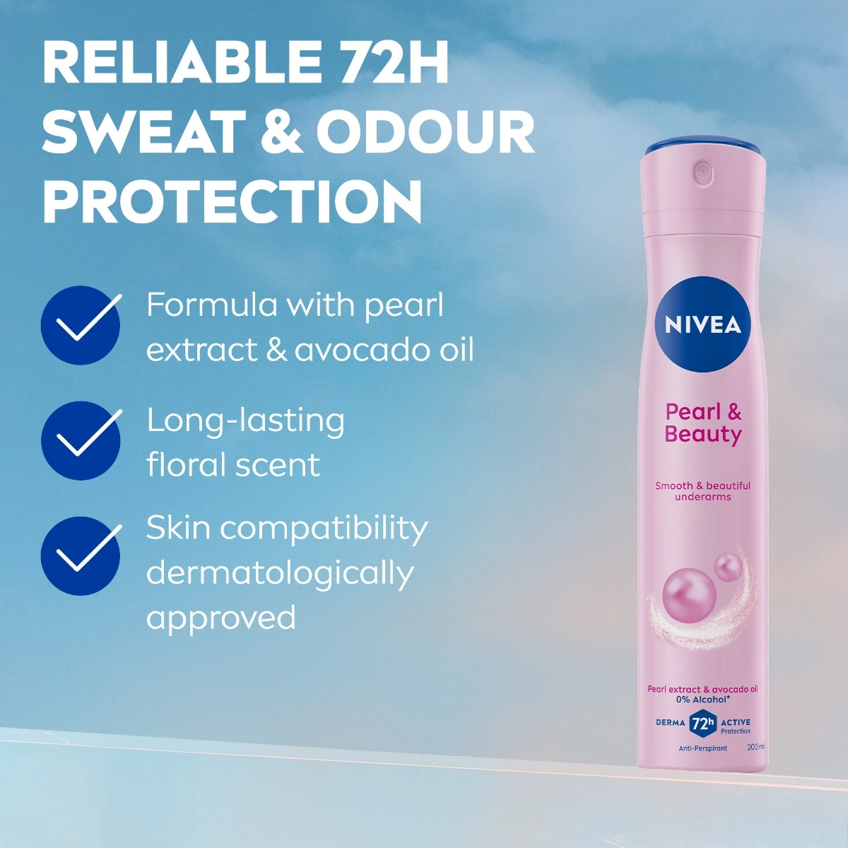 Pearl And Beauty Anti Perspirant Body Spray - 200ml