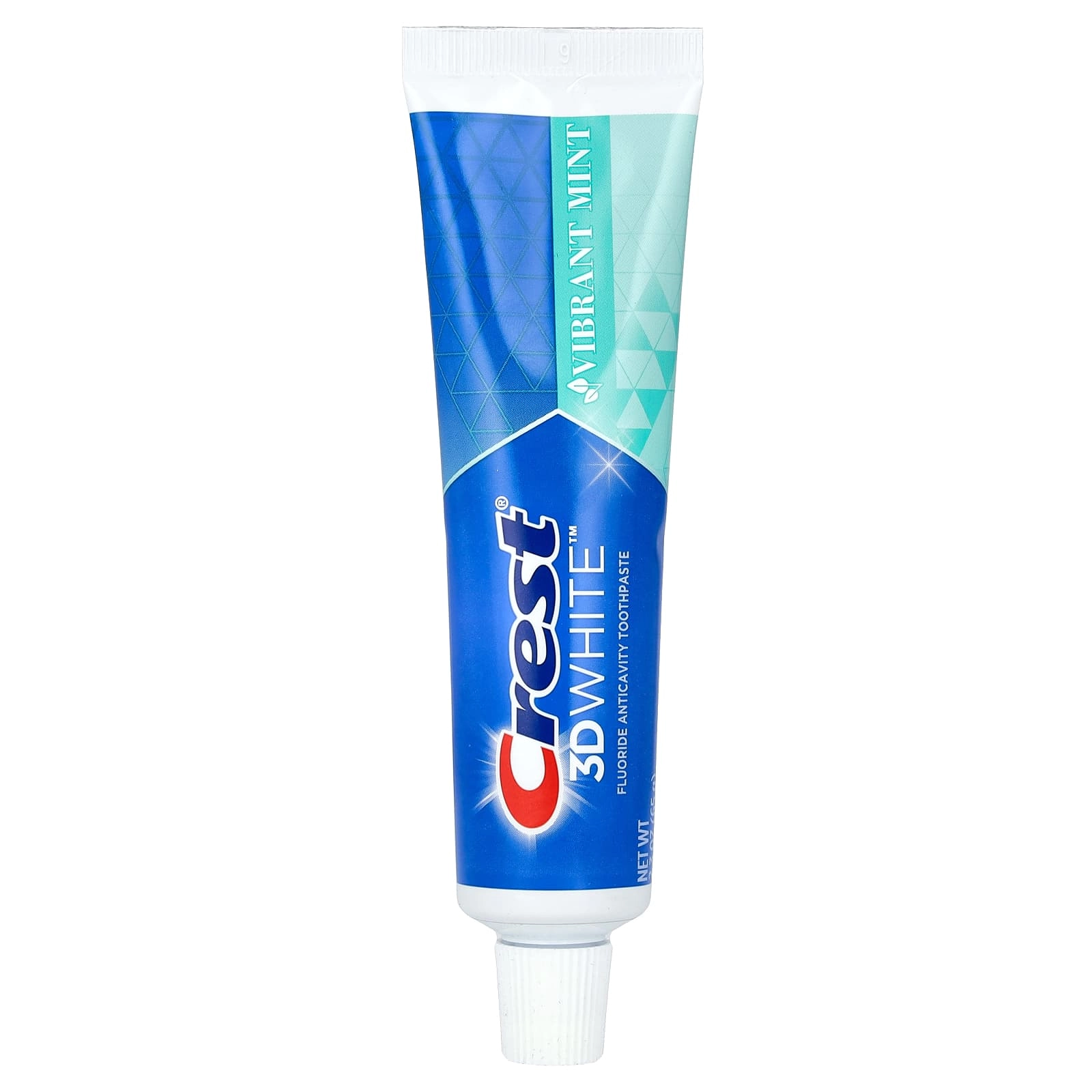 Crest 3D White Fluoride Vibrant Mint Toothpaste 65 g