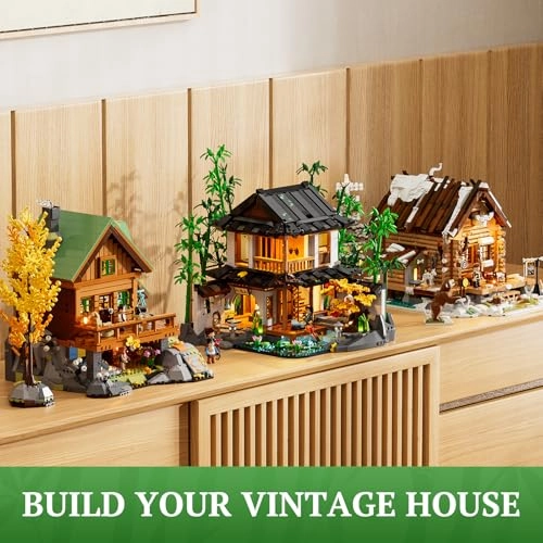 Bambushaus - Retro Chinese Garden Shed & Tree House 2432 pcs